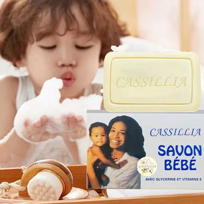 Private Label Organic Handmade Baby Whitening Moisturizing Solid Toilet Soap Natural Scented Bar Bathing Soap savon lacide kojic