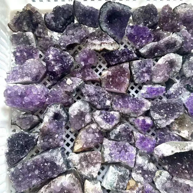 New arrivals mineral stone rough raw points natur gemstones amethyst quartz crystal specimens clusters for Decor