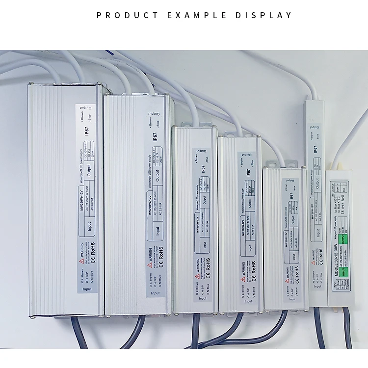 Постоянный ток водонепроницаемый светодиодный драйвер Источник питания