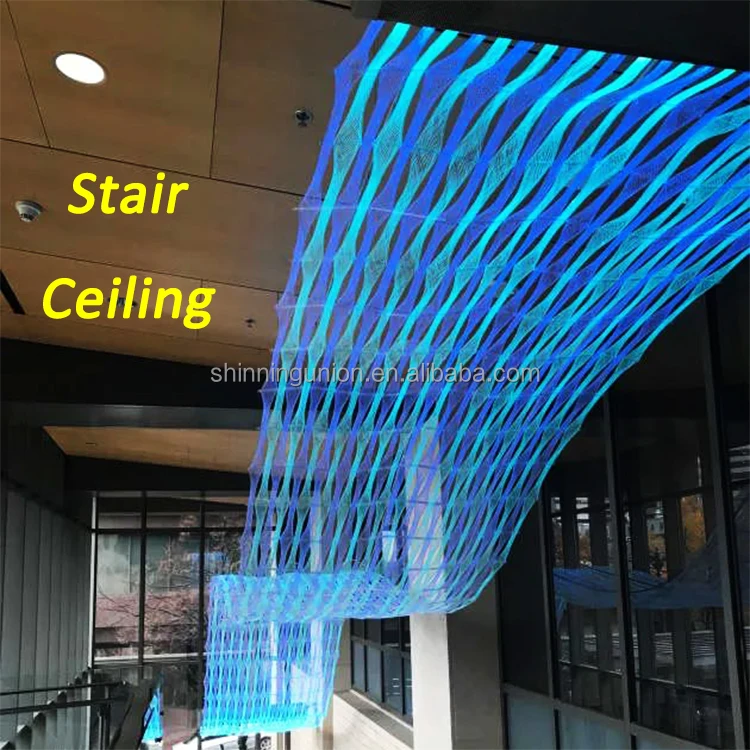 Fiber Optic Lighting Equipment - Fiber Optic Mesh RGBW for Ceiling Trees - LED Luminous Luxurious Fiber Optic Fabric RGBW Tex