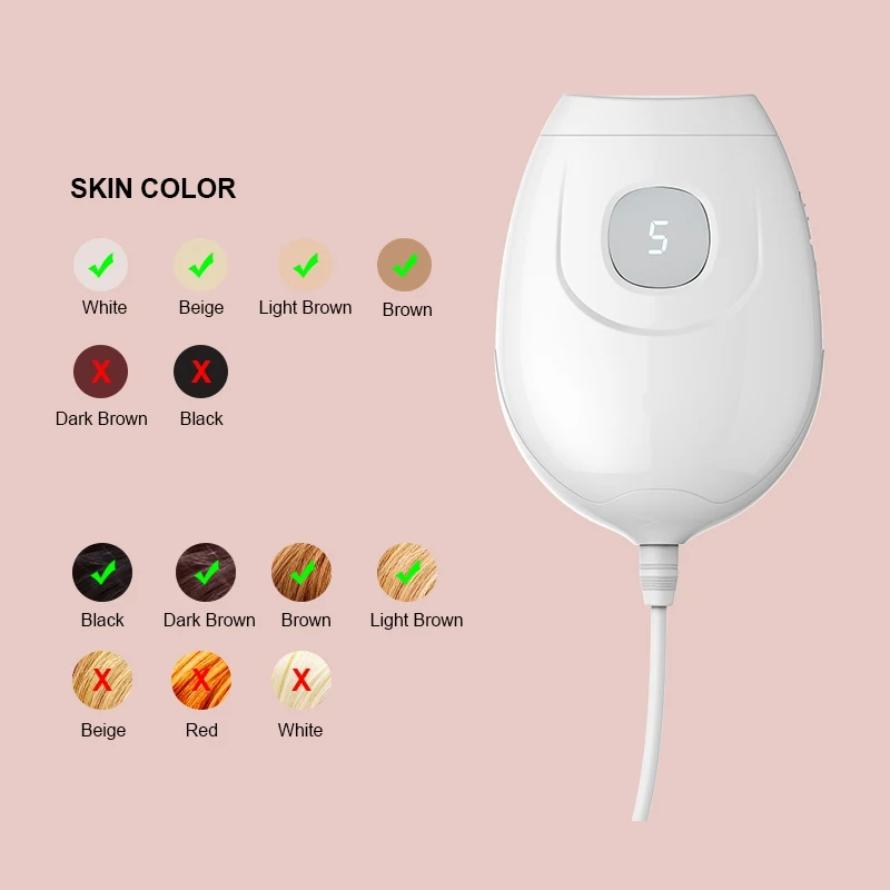 Painless hair remover device Light Body Handset Epilator Ipl Remover Machine Home Portable Permanent ice cooling Depilator