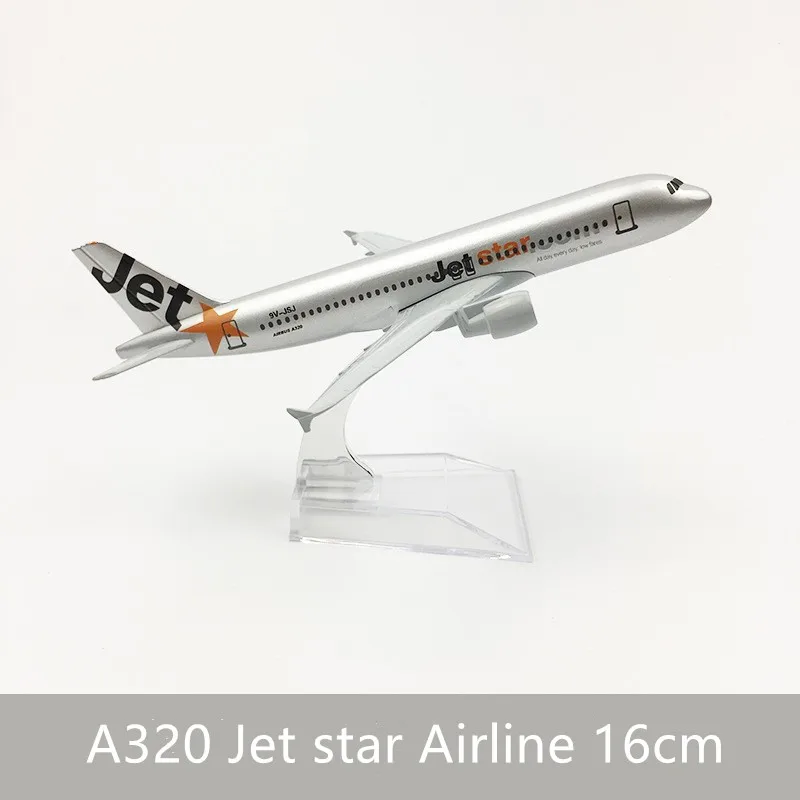 Novelty Gifts Scale 1:400 16cm Airbus A320 Jetstar Airways Cheap Airbus A320 Airplane Model