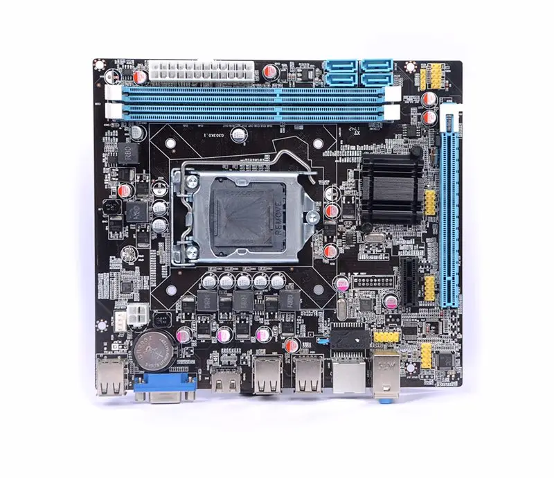  Дешевая материнская плата shenzhen oem h61 Поддерживает lga 1155 для материнской