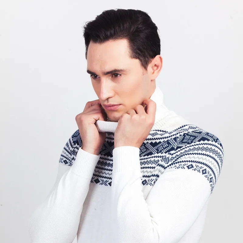 Guoou Knitwear Cashmere Sweater Turtleneck Cashmere Sweaters Men