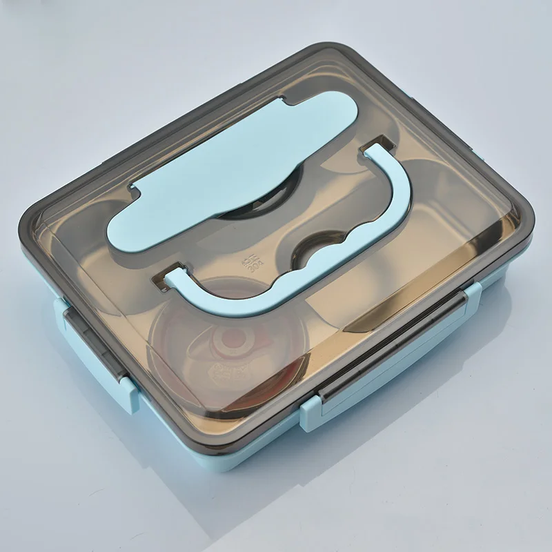 Wholesale Food Grade Leakage-proof Metal Stainless Steel Bento Lunch Box