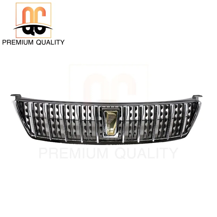 Chrome and golden logo car front bumper grille mesh upgrade for Premio seadan