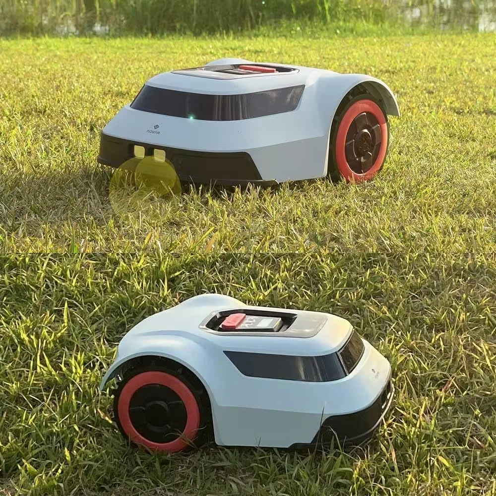 AKX Industrial Grade Multifunctional Robotic Lawn Mower Automatic Robot Grass Cutter with 4-stroke Cordless Steel Blade
