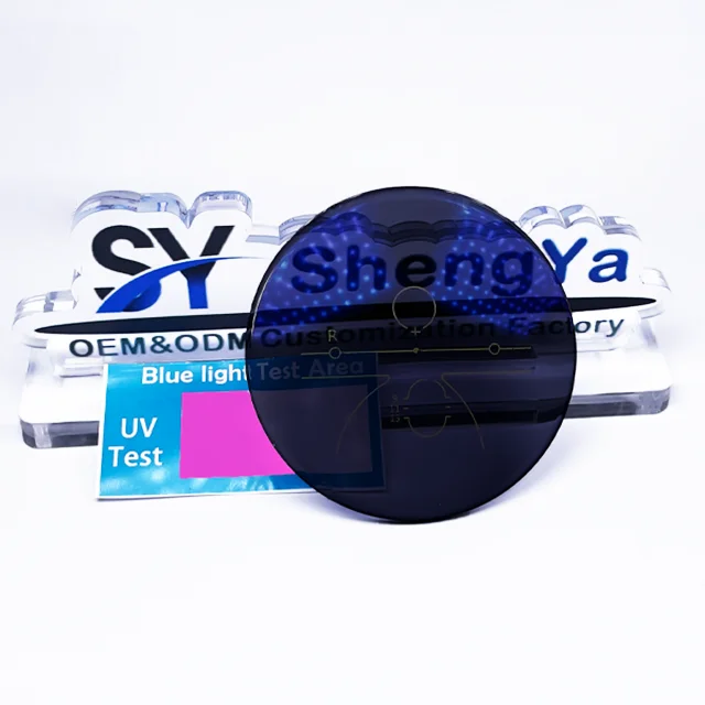 1.56 hmc Progressive Blue Cut UV420 photo spectacle lentes opticos optic optical progressive anit blue photochromic lenses lens