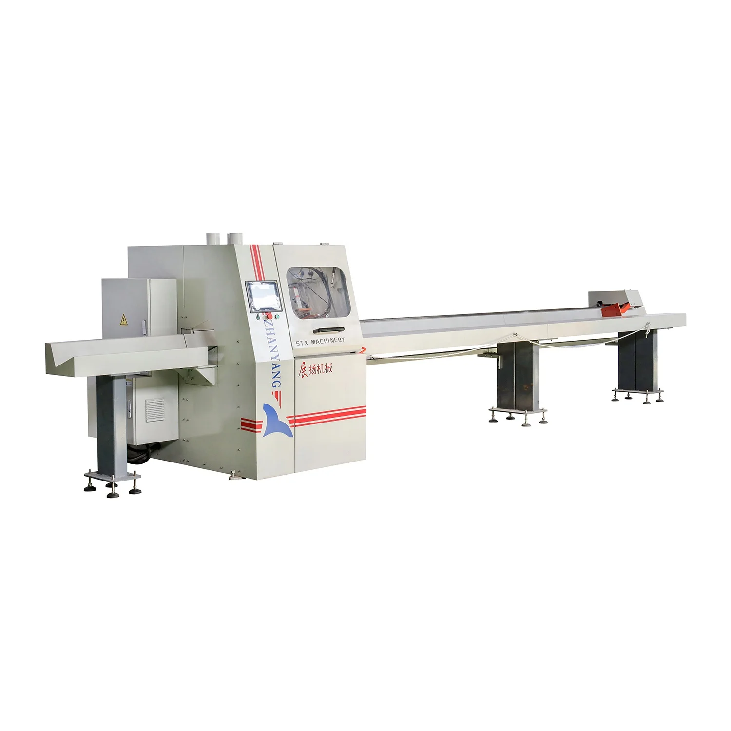 Finger Joint Board Making Machine Optimizing Cross Cut Off Saw with Conveyor