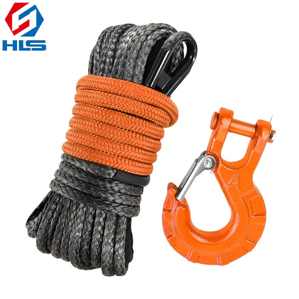 Accessory  4WD Off-Road Vehicles  Heavy Industry Applications  Synthetic 10mmx30m Winch Rope  and  Hook