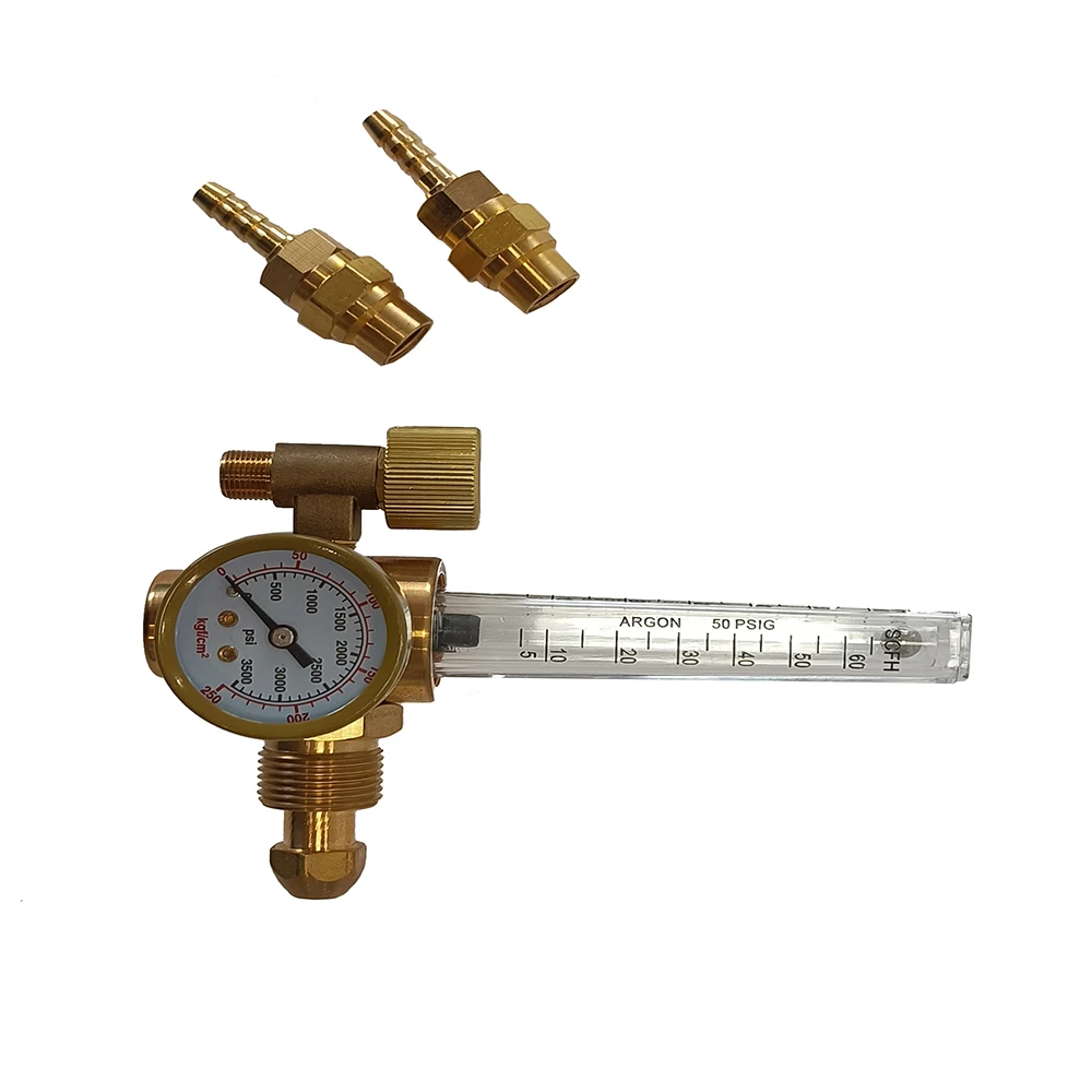 Manufacturer CGA580 Inlet  Industrial Welding/Cutting Flow Meter Argon/CO2 Gas Regulator