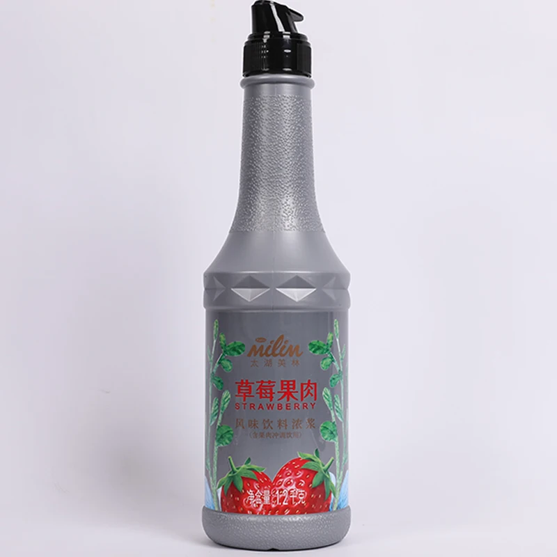 
Eightfold concentrated fruit juice,Strawberry pulp juice and grape pulp syrup,Chinese milk tea raw materials factory direct sale 