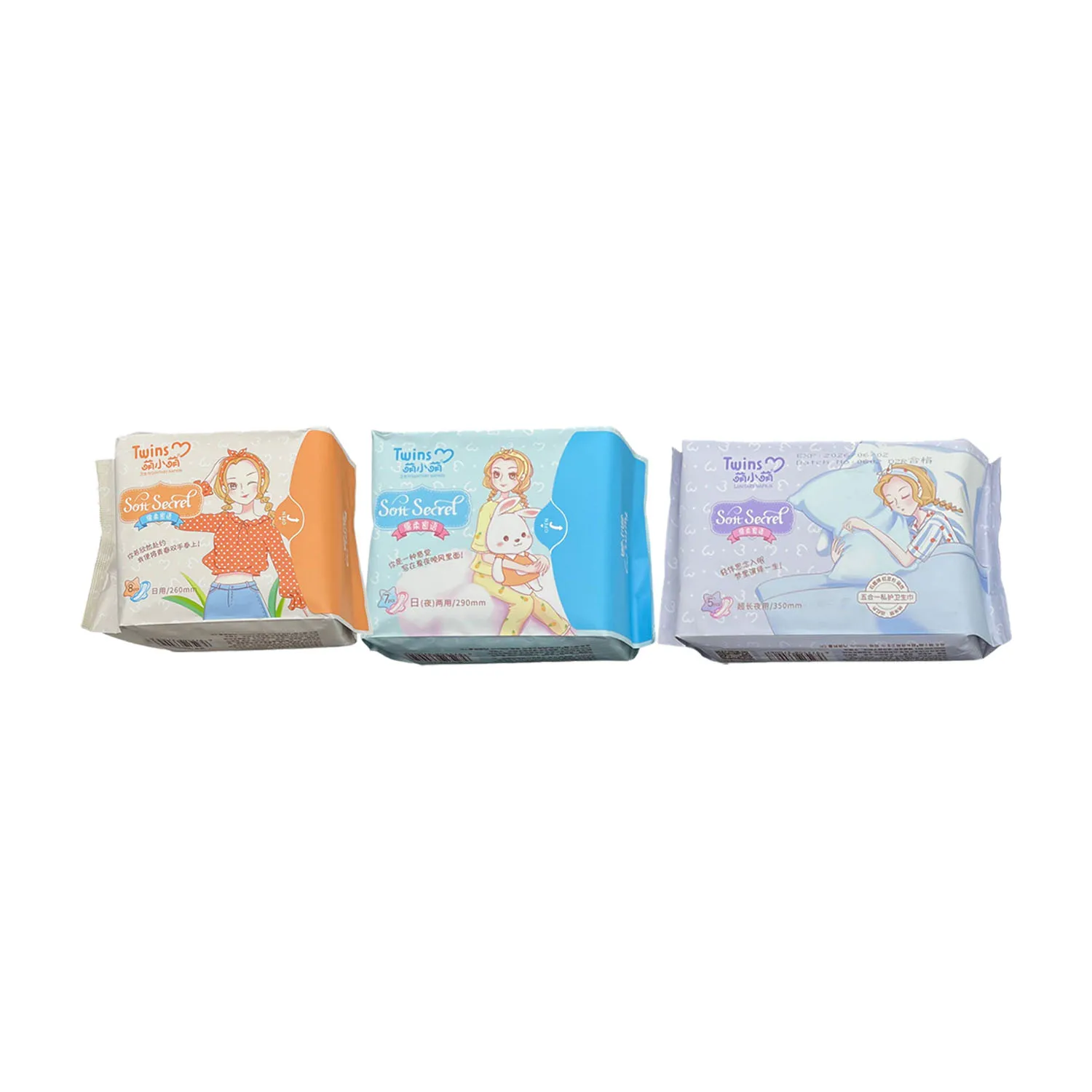 OEM Soft Absorbable Maternity Sanitary Belts Sanitary Napkin Pad Disposable