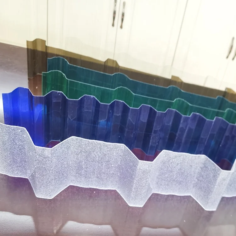 1.5mm Window cover anti hurricane corrugated polycarbonate sheet