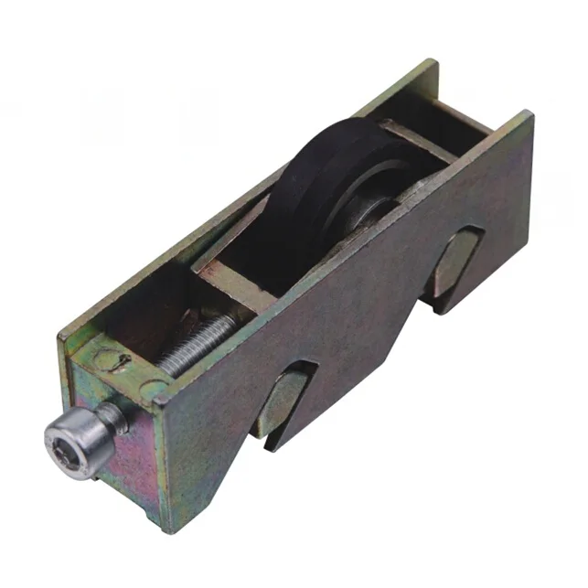 Heavy Duty Durable White Zinc V Track Sliding Wheel Single Zinc Coating Bearing Roller (ML-FS018)