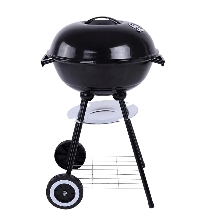 Wholesale 18inch Portable Charcoal BBQ Grill With Wheels grill set