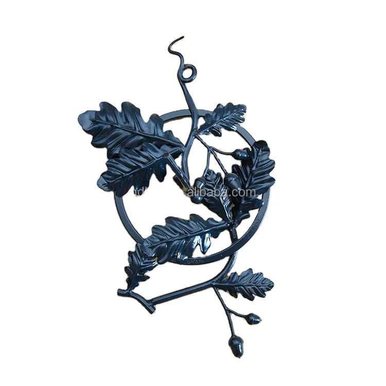 Fence decorative components gate ornamental rosettes fence steel flower panels, stair ornamental rosettes wholesale