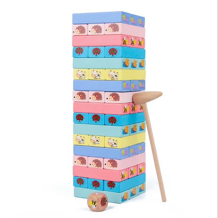 big brother the game  large blocks  wooden block toys children  block early education puzzle  activity educational toy