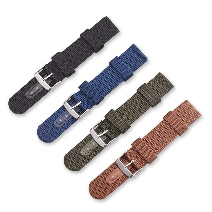 OEM 18mm 20mm 22mm 24mm Fabric Nylon Camouflage Camo Watch Band