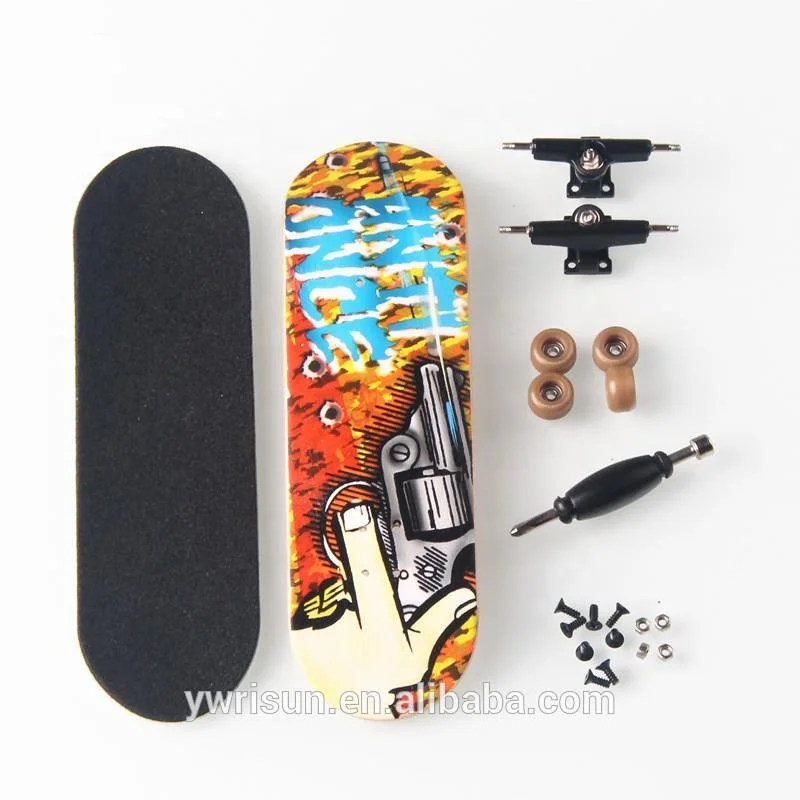 Random Party Gifts Aluminum Alloy Fingerboard Boys Toy Finger Scooter Skate Truck Mini Finger Skateboards