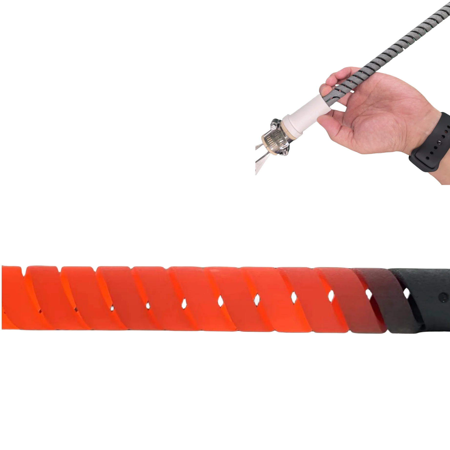 1625C U W I High Temperature Spiral Rod Type Sic Heater Silicon Carbide Heating Element For Furnace