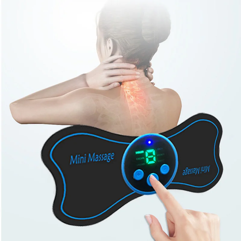 Wholesale Ems Mini 6 Modes Portable Massage Stickers Microcurrent EMS Mini Massage Device