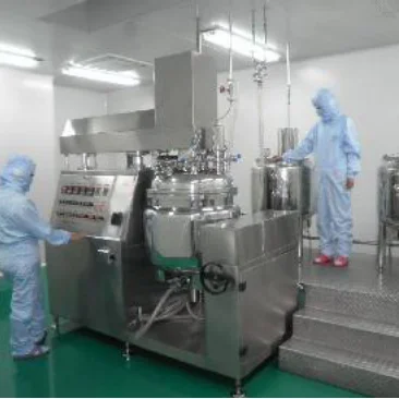 Automatic vacuum homogenizing emulsifier gel emulsifier making machine for chemical machinery equipment