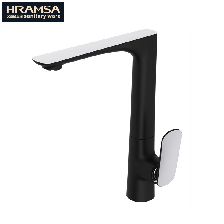 Perfect 59 copper high quality Kitchen faucet with rotary spout HRAMSA sanitary ware kaiping faucet factory