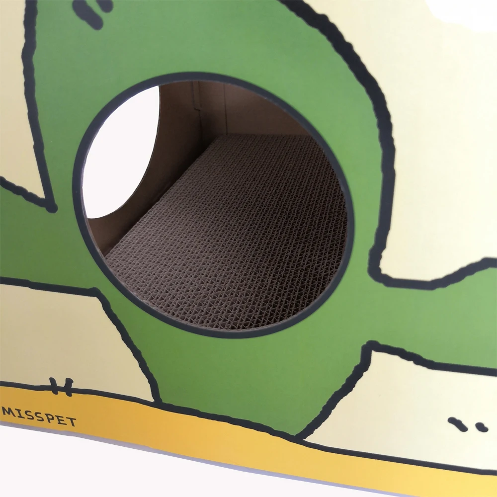 Wholesale cat scratcher cardboard cat house corrugated cat box