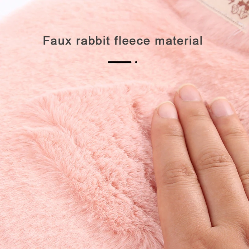 Wholesale custom hot water bottle bag with  warm hot water bottle Temperature display rubber hot water bag with cover for winter