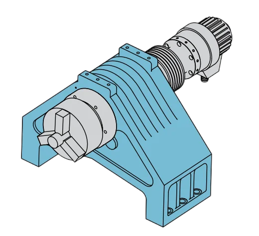 Huazhongcnc HCK4638 Horizontal CNC Lathe turning machine tools Linear Guideway Slant Bed Lathe for metal