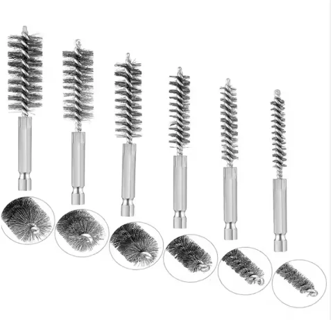 AutoErizo 8-19mm Auto Cleaning Brush Rust Cleaner Washing Polishing Tools Wire Tube Machinery Cleaning Brush
