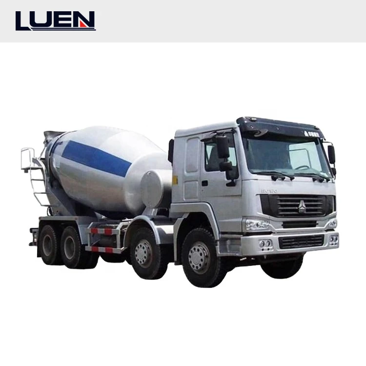 LUEN Used  HOWO 6x4 375HP Euro 3 Concrete Mixer Truck Capacity 10 CBM Quality Guaranteed Refurbished air suspension new engine