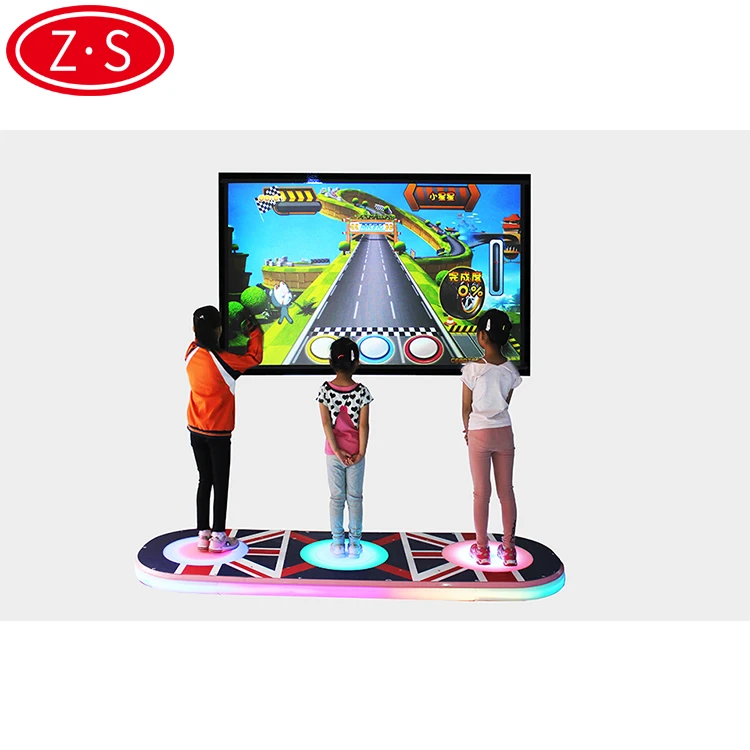 
Enjoyable indoor amusement interactive projector games rhythm floor machine augmented reality jumping 