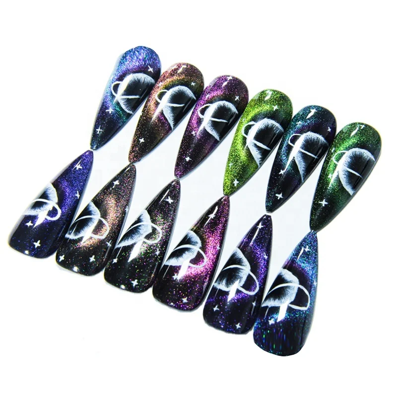 New Nail Art Design Manicure Soak Off Enamel 9d starry Cat Eyes Magnetic Gel Polish UV LED Gel Nail Polish Lacquer Varnish