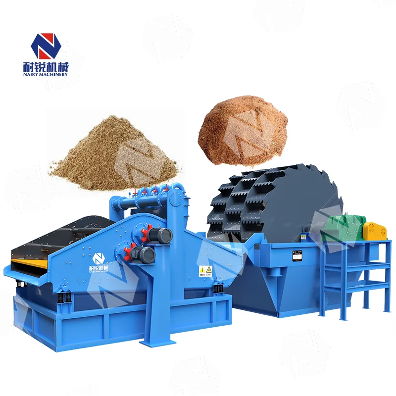 Nairy Pebble Washer Recycling Machinery Equipment Crushed Stone Rock Phosphate Quarts Sand Washing Plant