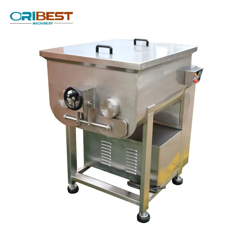 High Capacity Vacuum Minced Meat Mixer Machine Paste Product Emulsifying Mixing For Used