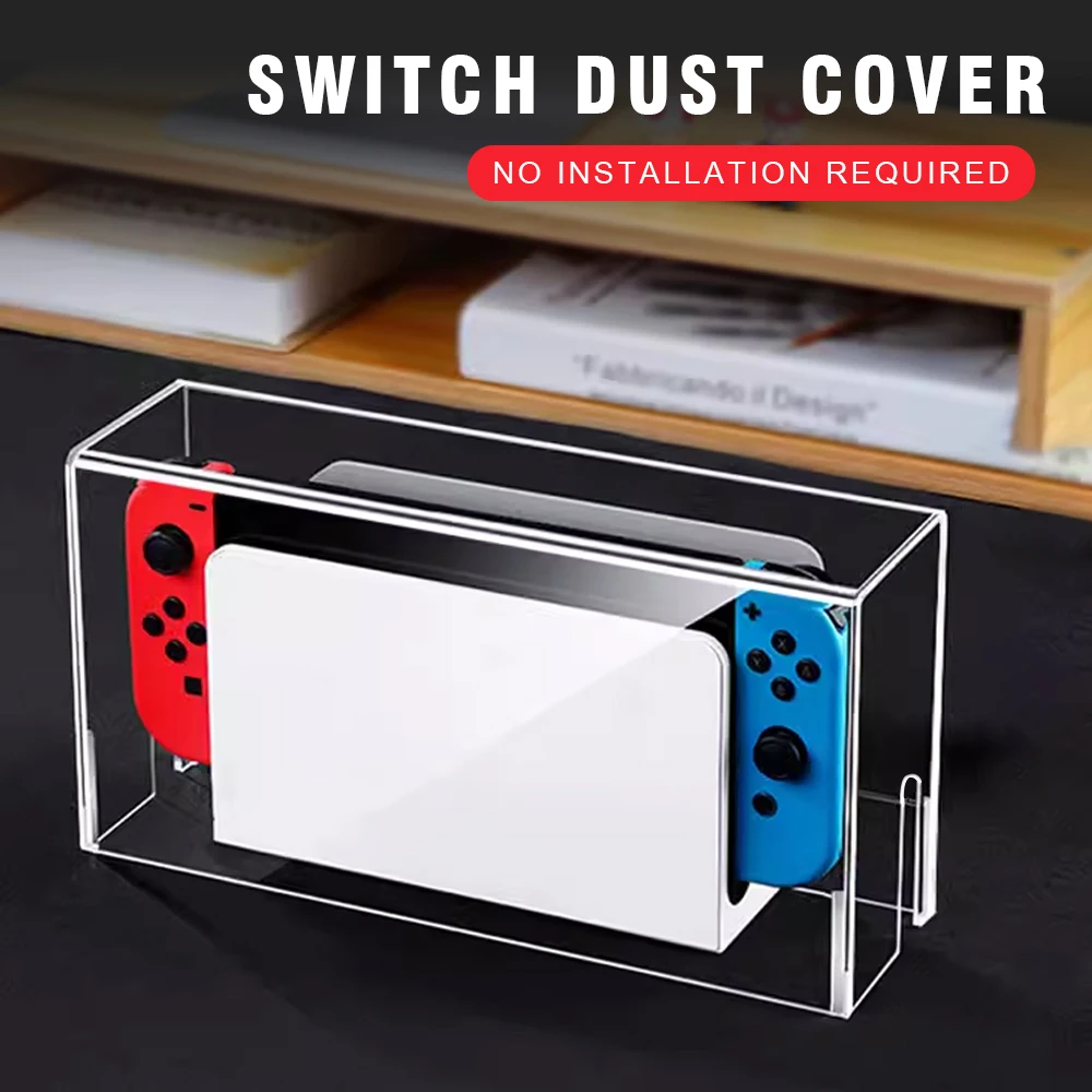 Acrylic Protective Dustproof Transparent Cover For Nintendo Switch/ Switch Oled Game Console