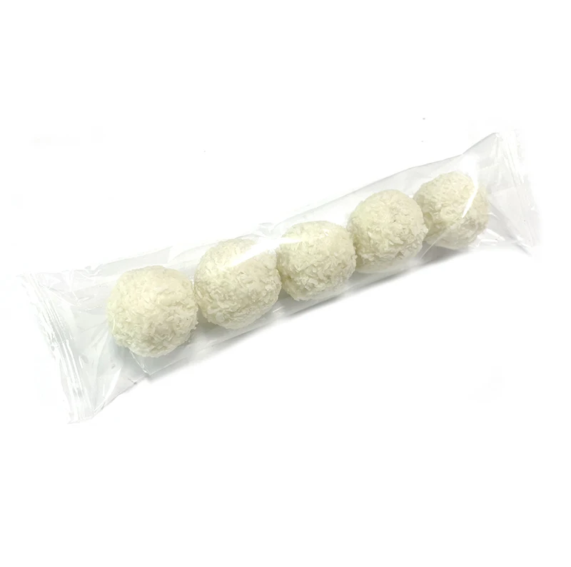 5pcs coconut wafer ball white chocolate