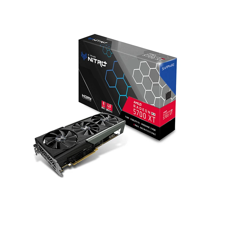 new Rx 5700 xt 8GB Graphic Card DDR6  and used RX 5700 XT high quality Gpu