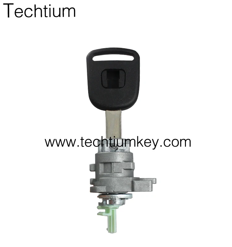 Techtium With Key Shell 2.4L Left Door Lock Cylinder for Honda Accord