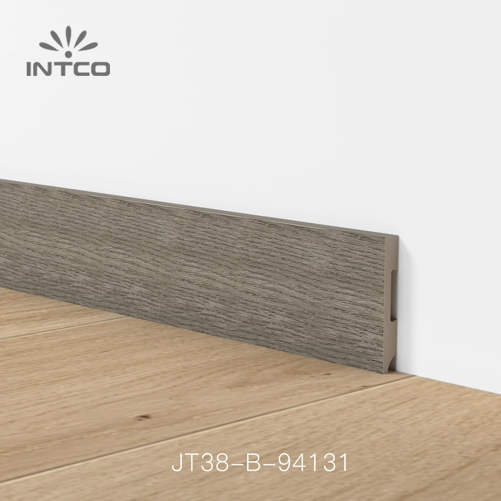 INTCO Hot Selling Decorative Waterproof Easy to Install Basic Floor Accessories Wall Baseboard PS Skirting Board