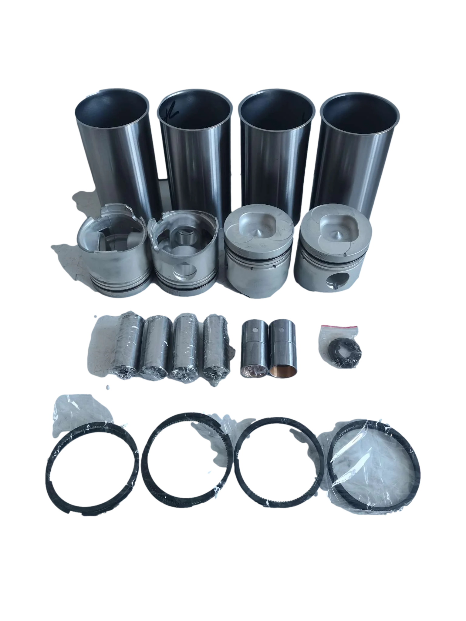 High Quality Isuzu 4JB1 Engine Parts 4JB1 Cylinder Liner Kit For Truck 2.8L Diesel Engine Piston Ring Set