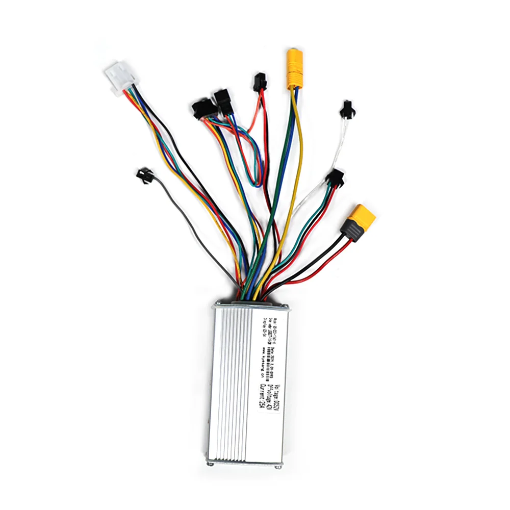 10X Electric Scooter 52V 25A Front Rear Main E Scooter Controller Connecting Instruction ZERO 11X 2 in 1 72V 45A Controller