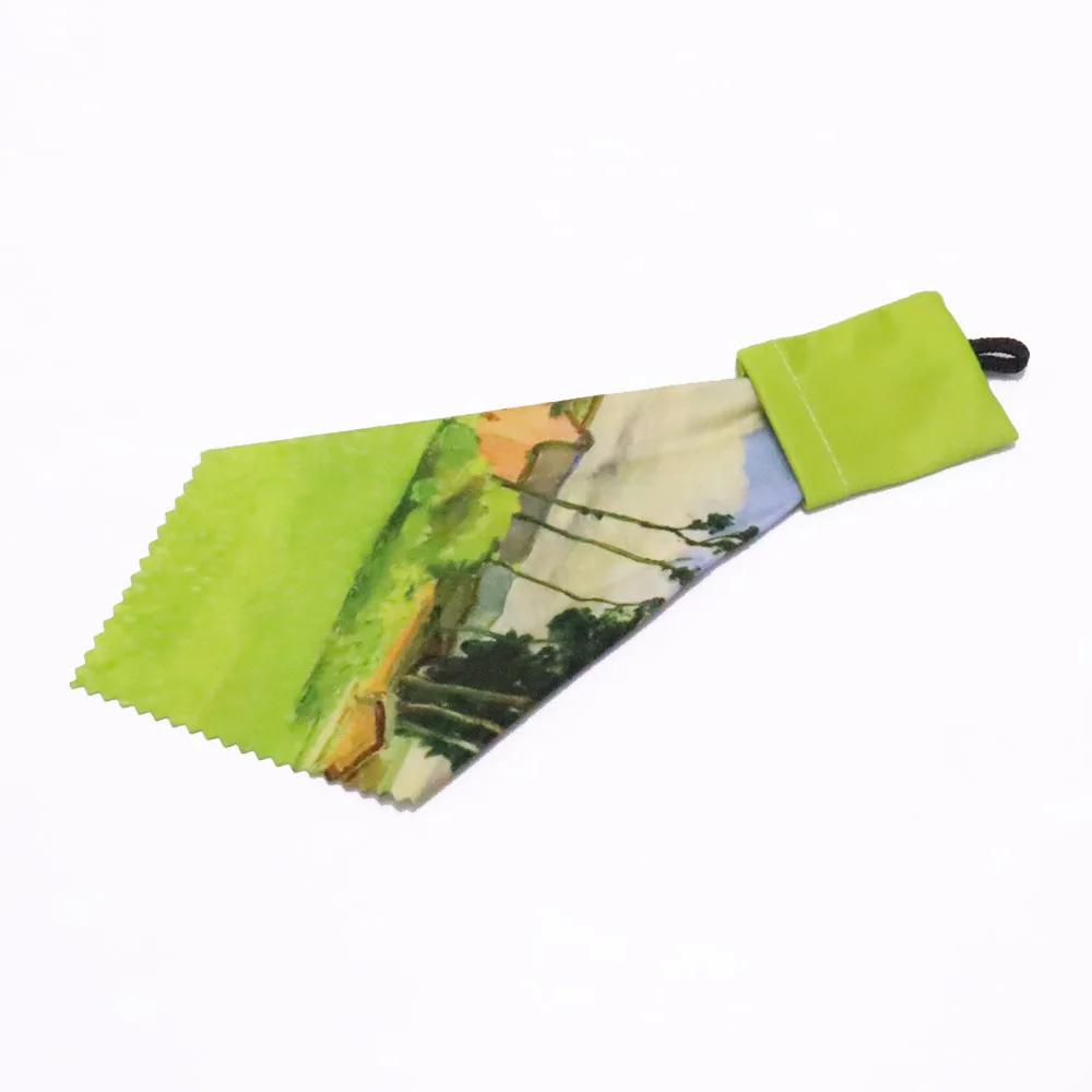 Wholesale price sliver stamping whiskey reading glasses men microfiber clean cloth for sales promotion