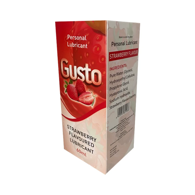 strawberry aloe choco Sex lube Gel for female and male water based lubricant made in China Sex lubricant