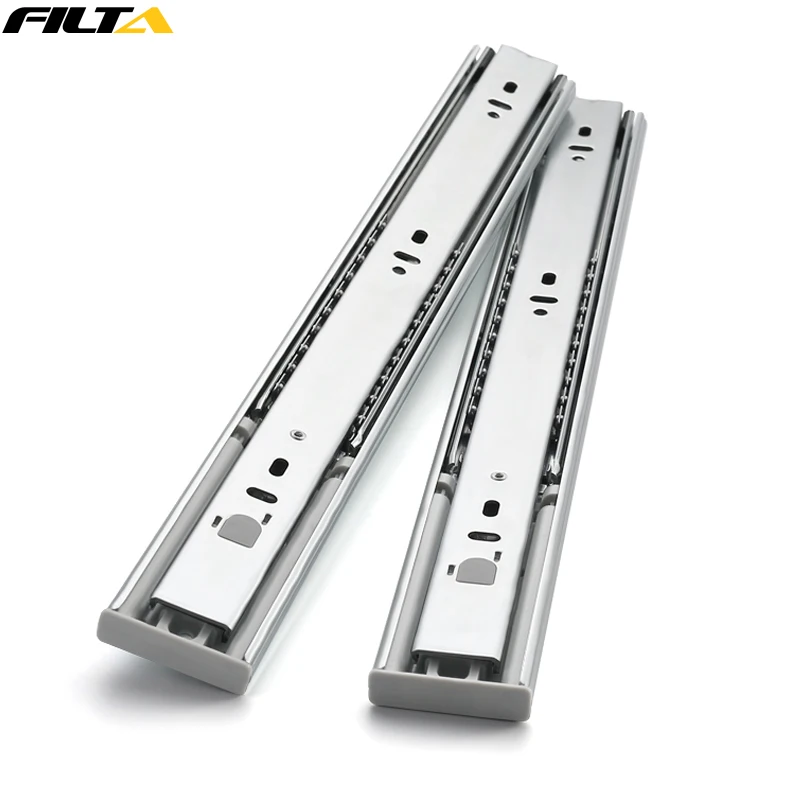 Filta hardware 45mm correderas telescopicas drower slide soft close undermount drawer channel slide