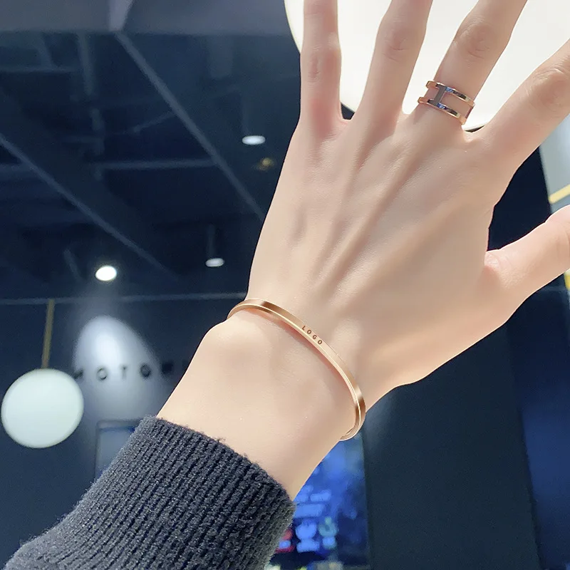 Amazon Hot Sale 361L Stainless Steel Designer Bracelets Famous Brands Custom logo D.w Bracelets For Woman