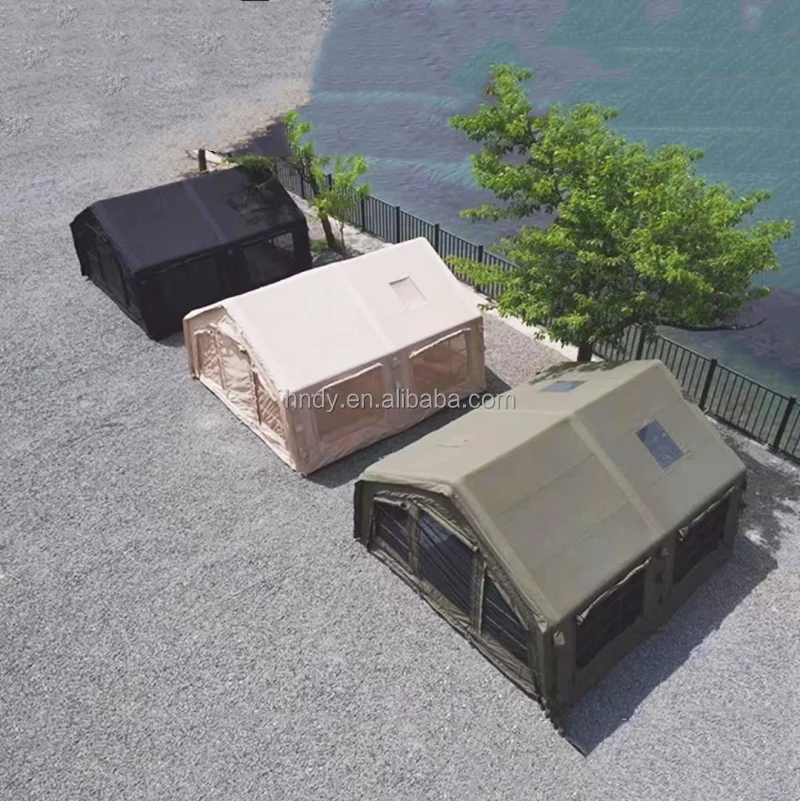 Two Rooms 17.2 Inflatable House Outdoor Family Camping Waterproof Air Tent