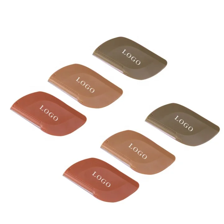 Customized Color Portable Eyebrow Razor Sialia Your Own Logo  Professional Flat Microspur Eyebrow Trimmer With Protective Case